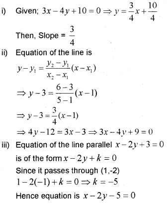 Plus One Maths Chapter Wise Previous Questions Chapter 10 Straight Lines 19