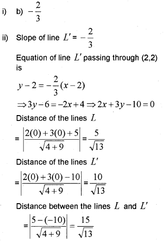 Plus One Maths Chapter Wise Previous Questions Chapter 10 Straight Lines 24