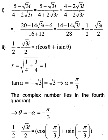 Plus One Maths Chapter Wise Previous Questions Chapter 5 Complex Numbers and Quadratic Equations 9