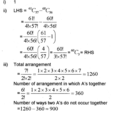 Plus One Maths Chapter Wise Previous Questions Chapter 7 Permutation and Combinations 40