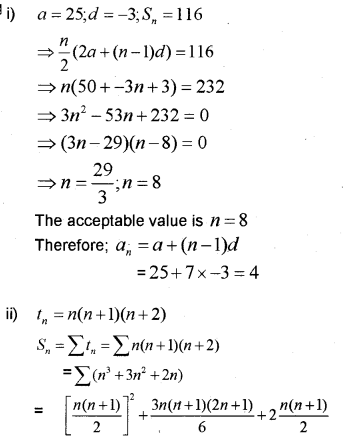Plus One Maths Chapter Wise Previous Questions Chapter 9 Sequences and Series 28