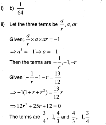 Plus One Maths Chapter Wise Previous Questions Chapter 9 Sequences and Series 38