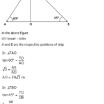 Selina Concise Mathematics Class 10 ICSE Solutions Heights and Distances ex 22c q21