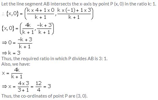 Selina Concise Mathematics Class 10 ICSE Solutions Section and Mid-Point Formula - 72