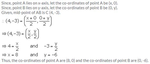 Selina Concise Mathematics Class 10 ICSE Solutions Section and Mid-Point Formula - 74