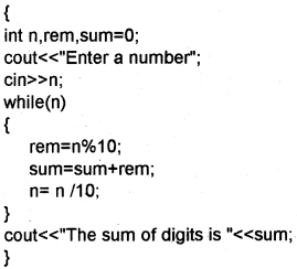 Plus One Computer Science Chapter Wise Questions and Answers Chapter 7 Control Statements 5M Q2.2