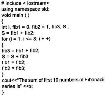 Plus One Computer Science Chapter Wise Questions and Answers Chapter 7 Control Statements 5M Q9.1