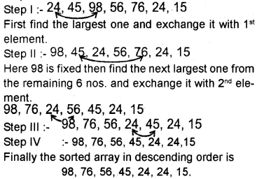 Plus One Computer Science Chapter Wise Questions and Answers Chapter 8 Arrays 3M Q26