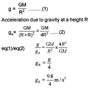 Plus One Physics Chapter Wise Questions and Answers Chapter 8 Gravitation 4M Q1