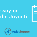 Gandhi Jayanti Essay