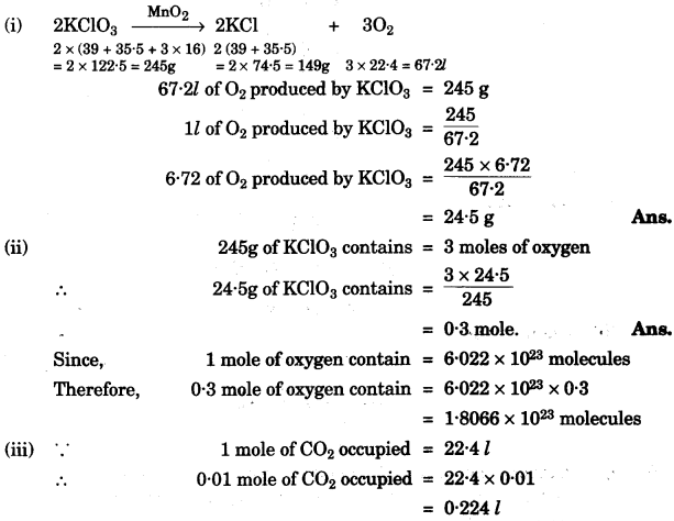 ICSE Chemistry Question Paper 2013 Solved for Class 10 - 10