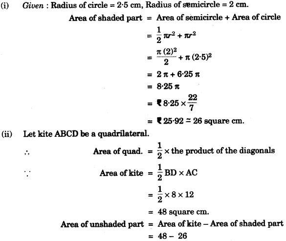 ICSE Maths Question Paper 2016 Solved for Class 10 43