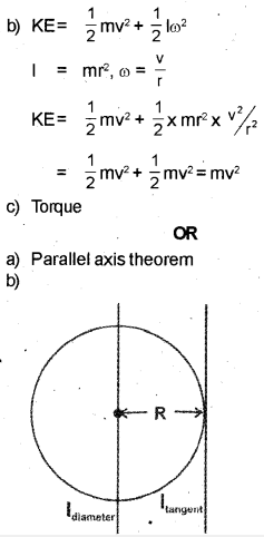 Plus One Physics Chapter Wise Previous Questions Chapter 7 Systems of Particles and Rotational Motion 24