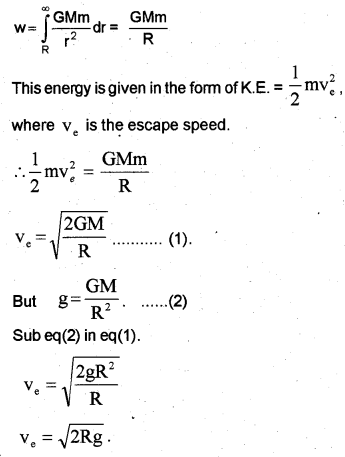 Plus One Physics Chapter Wise Previous Questions Chapter 8 Gravitation 2