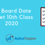 HP Board Date Sheet 10th Class