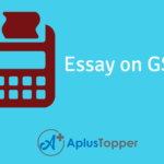 Essay on GST