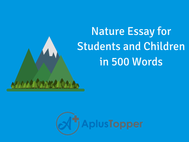 nature essay 500 words