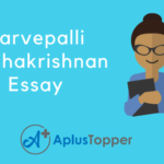 Sarvepalli Radhakrishnan Essay