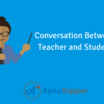 Conversation Between Teacher and Student