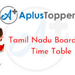 Tamil Nadu 11th Time Table