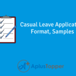 Casual Leave Application