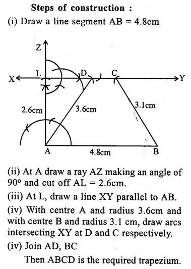 ML Aggarwal Class 9 Solutions for ICSE Maths Chapter 13 Rectilinear Figures 13.2 Q23.1