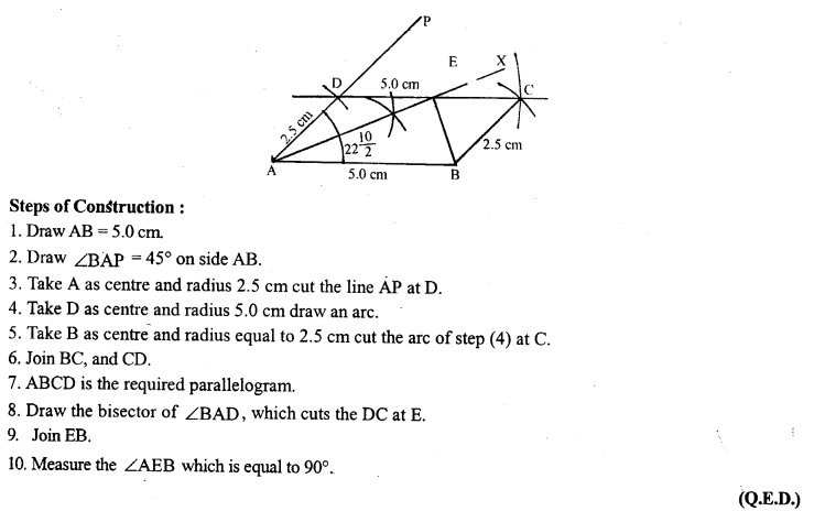 ML Aggarwal Class 9 Solutions for ICSE Maths Chapter 13 Rectilinear Figures 8.2