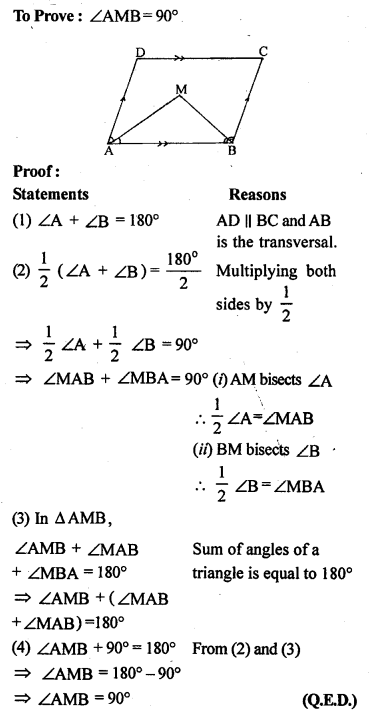 ML Aggarwal Class 9 Solutions for ICSE Maths Chapter 13 Rectilinear Figures Q11.2