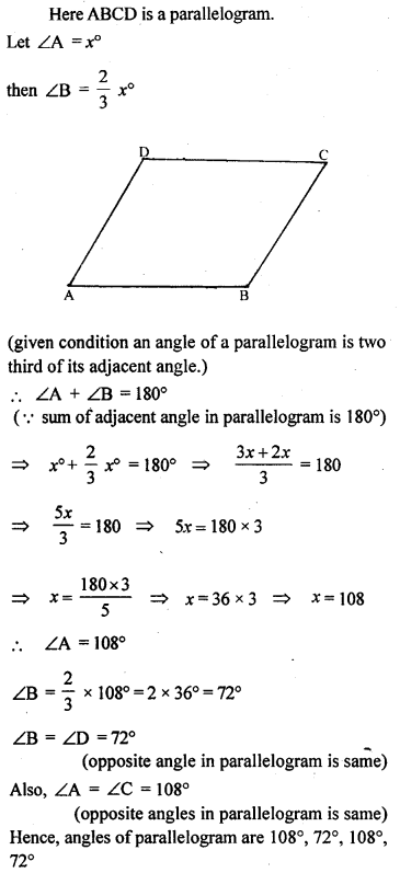 ML Aggarwal Class 9 Solutions for ICSE Maths Chapter 13 Rectilinear Figures Q3.1