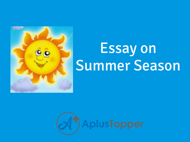 english essay on importance of seasons