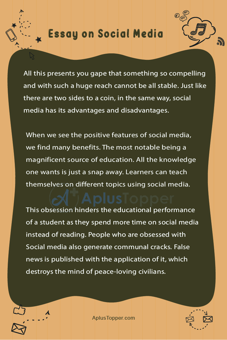 essay on impact of social media on students