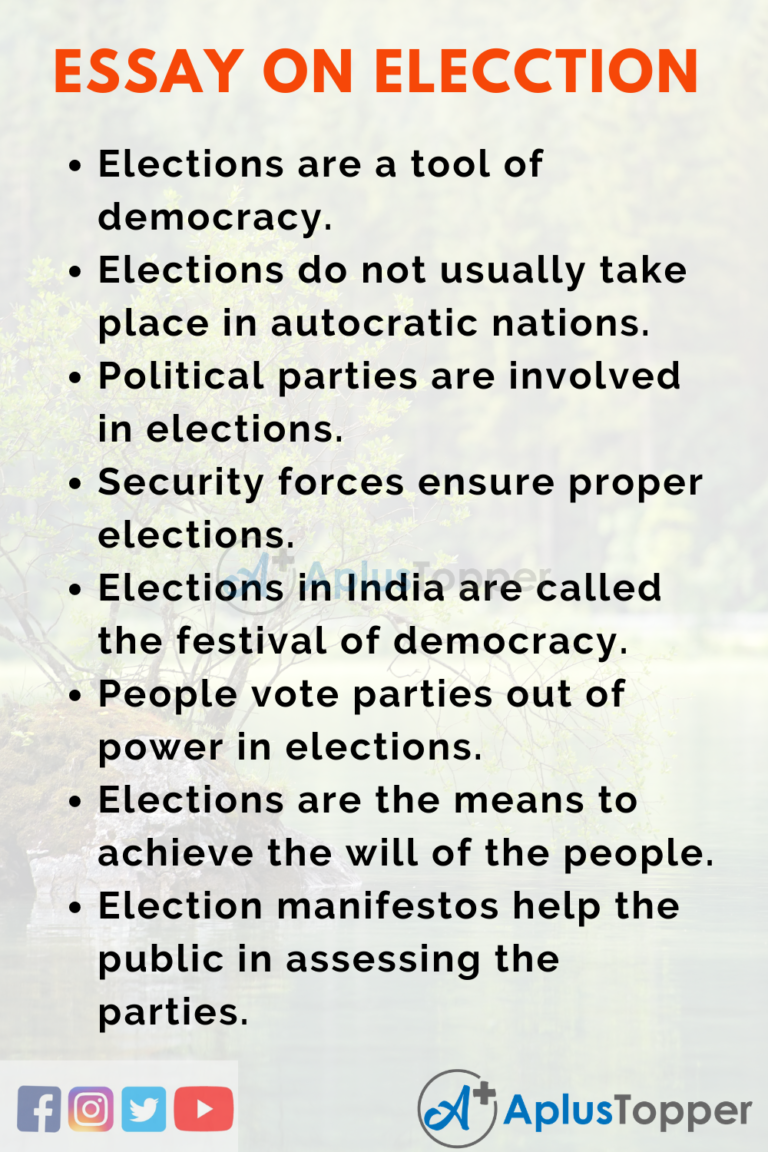 short essay on election in pakistan