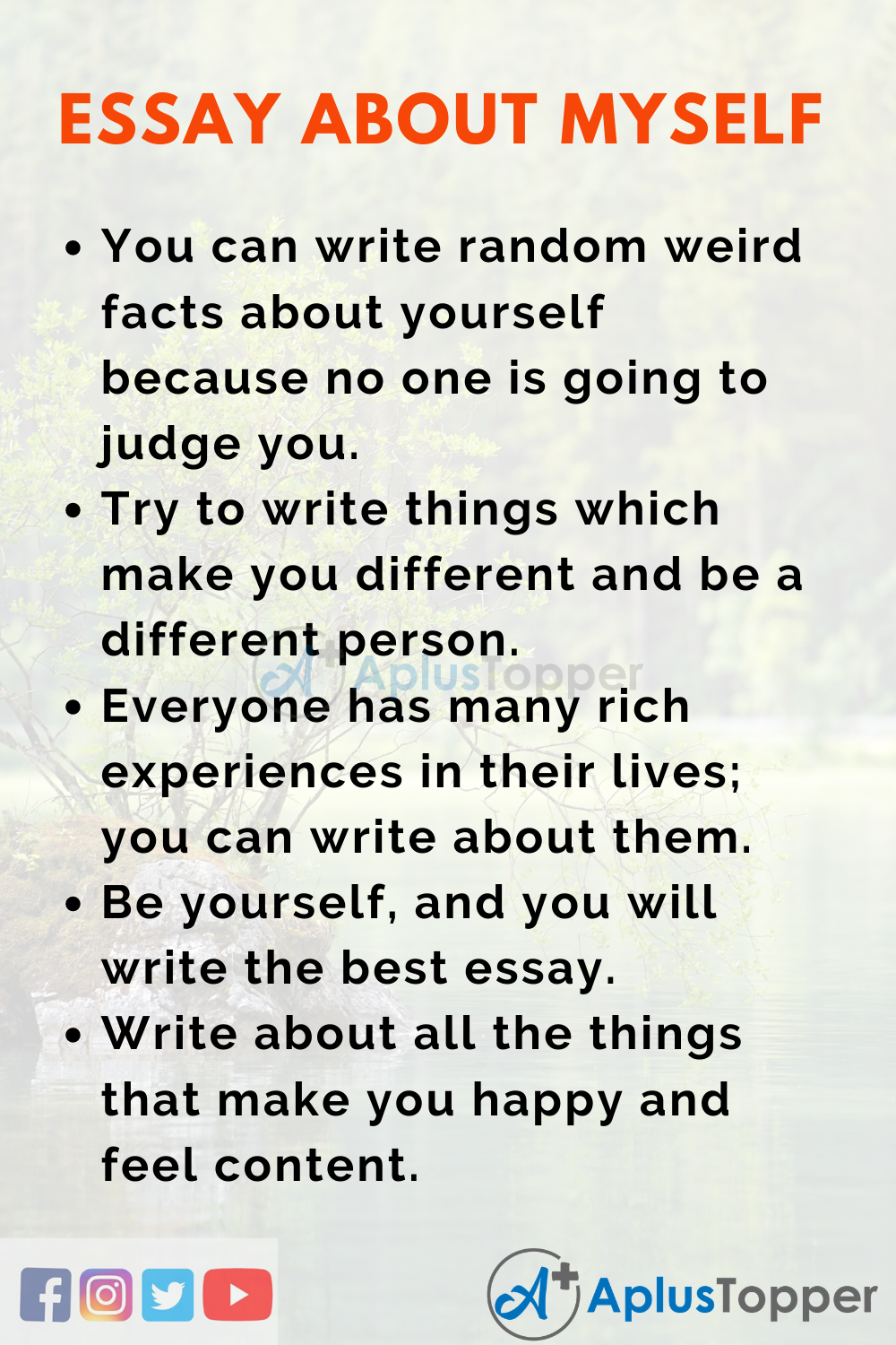 interesting things to write about for an essay