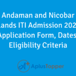 Andaman and Nicobar Islands ITI Admission