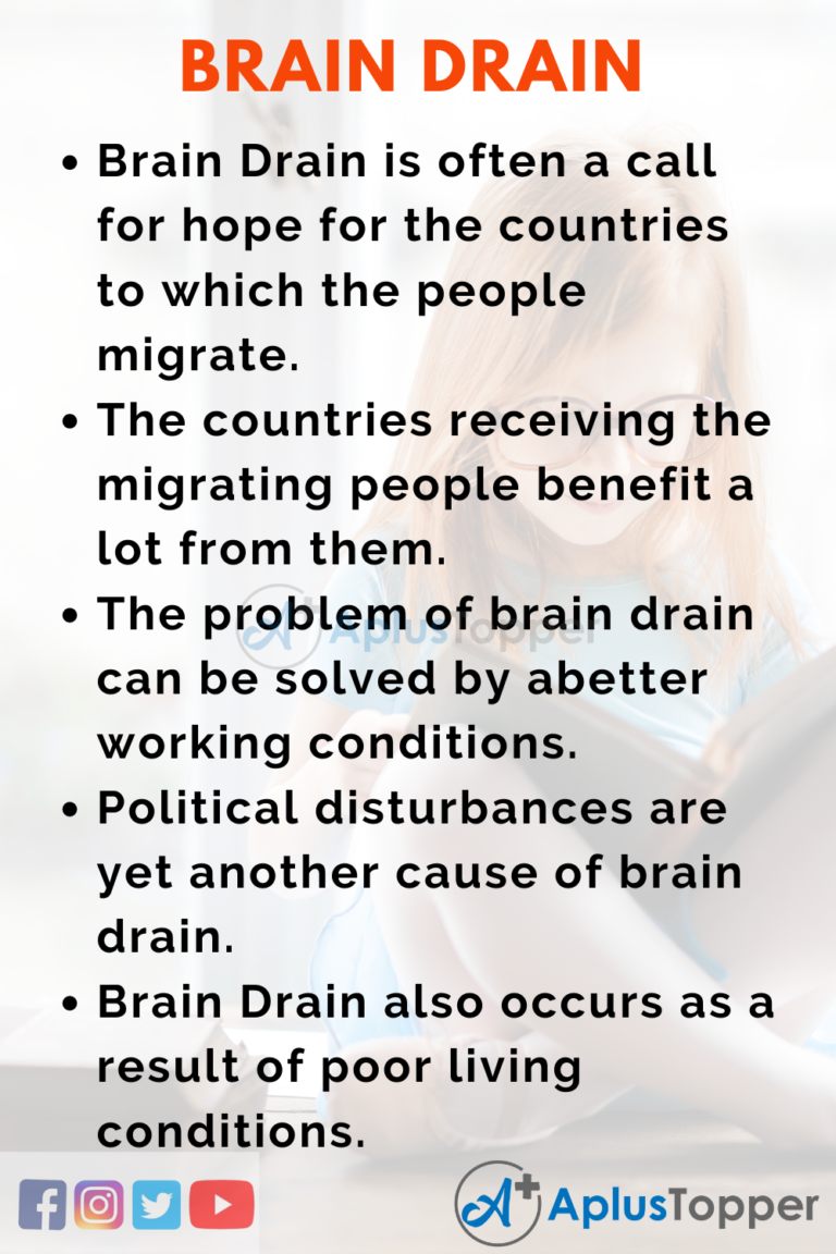 essay about brain drain causes and effects