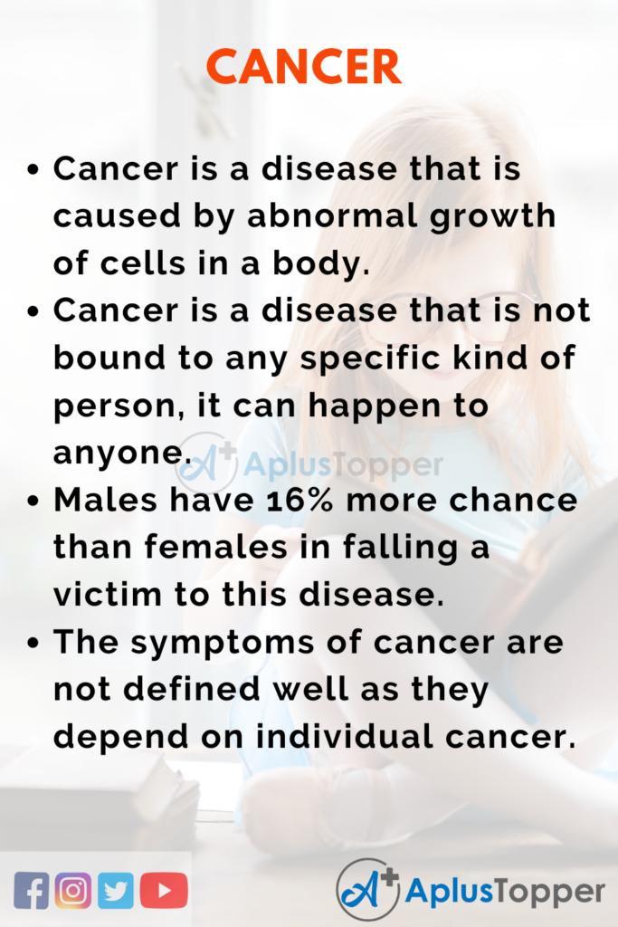 short speech on cancer awareness