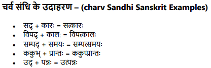 Charv Sandhi in Sanskrit