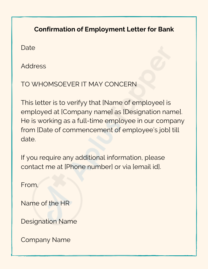 Confirmation Letter | Letter of Confirmation Format, Samples, Templates