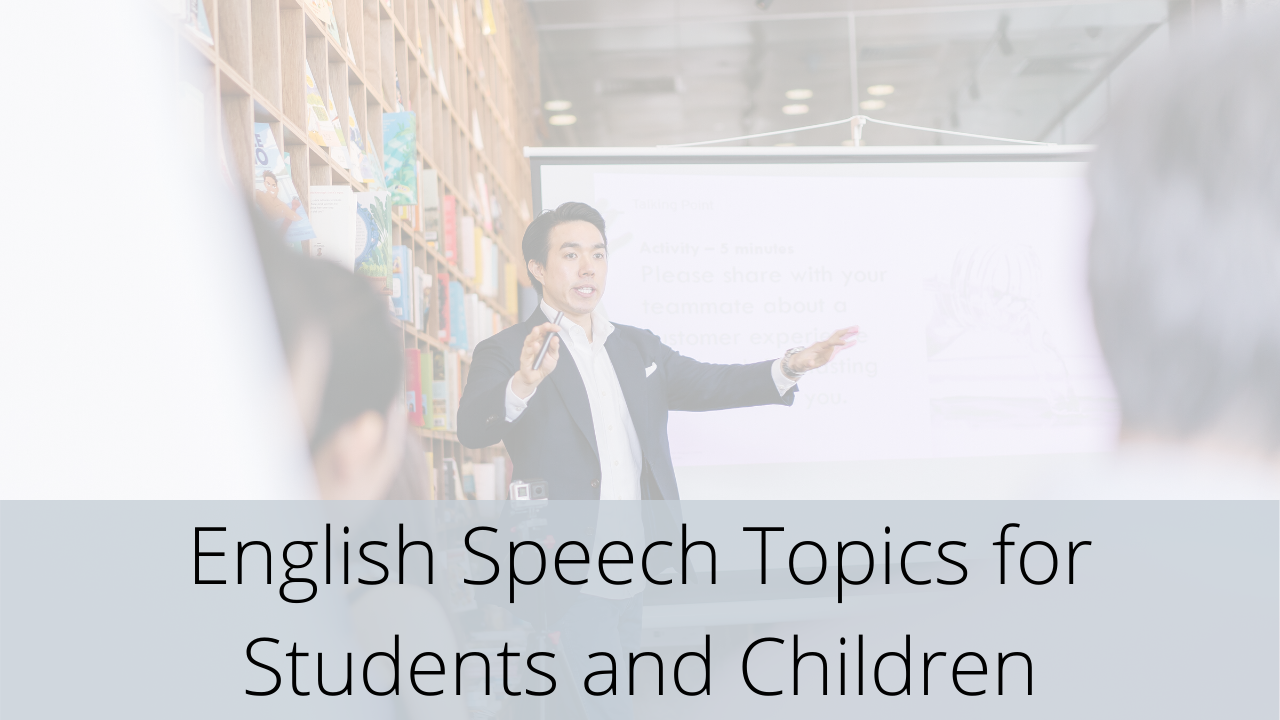 good public speaking topics for college students