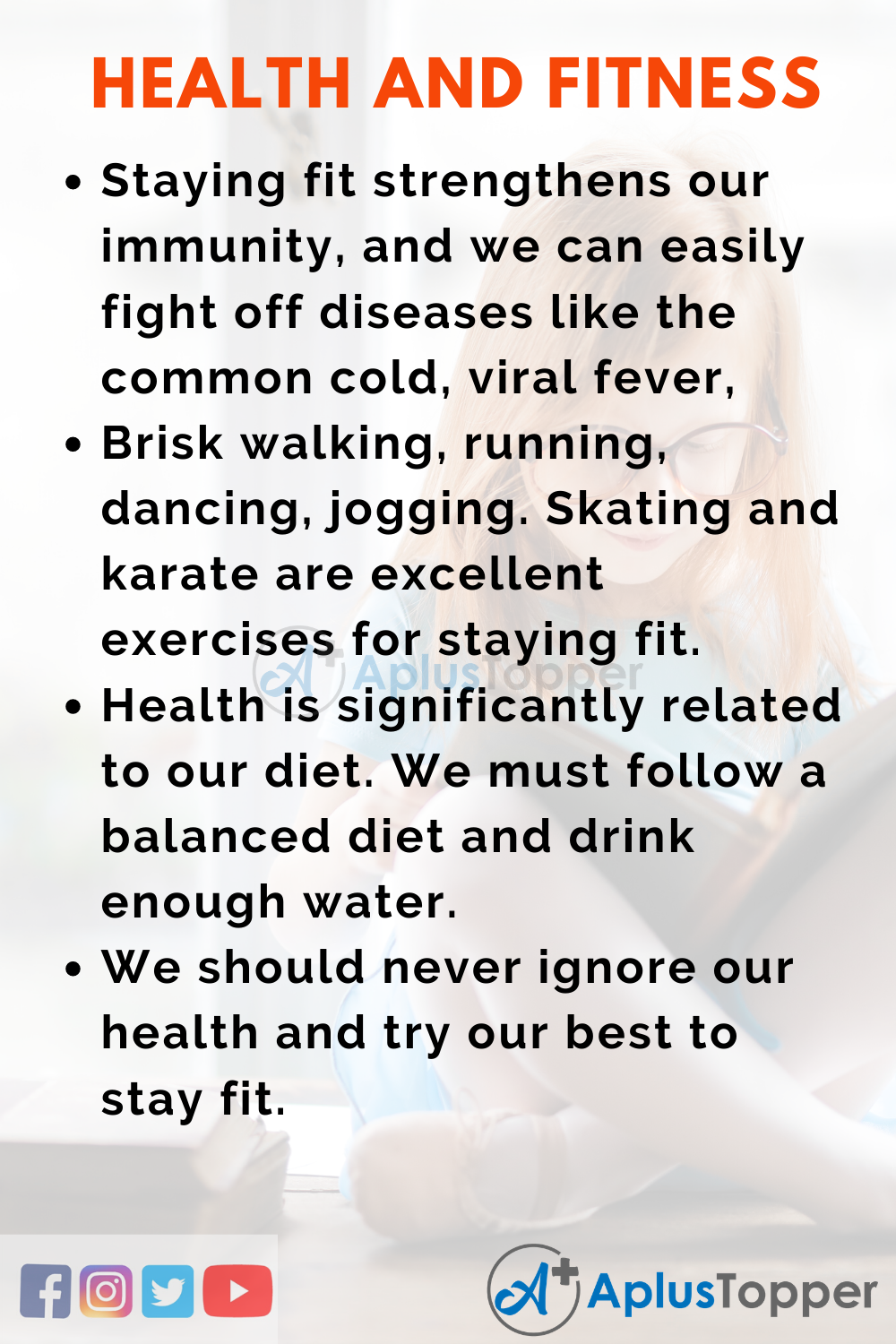 Tips to become healthy and fit