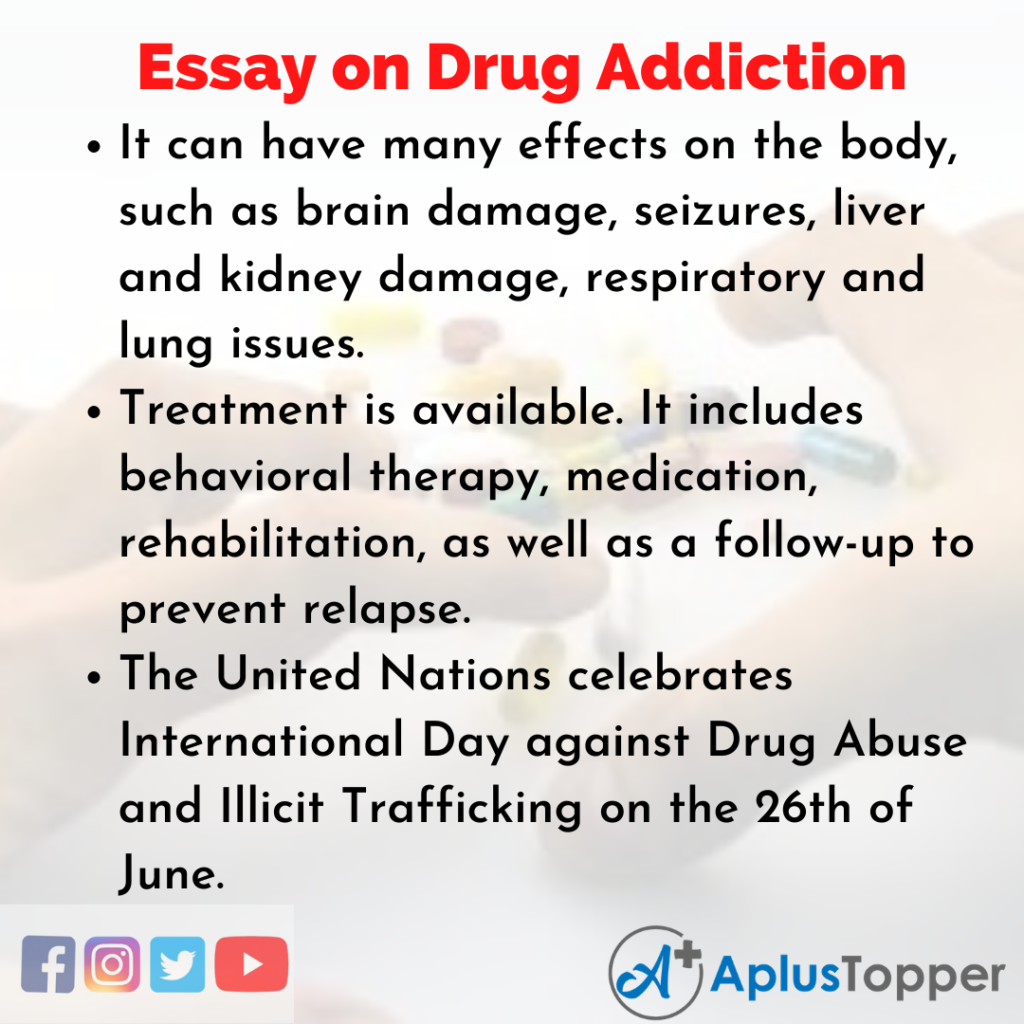 drug addiction english essay