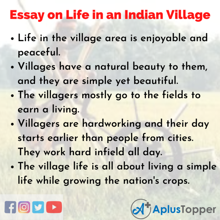 quotations on essay village