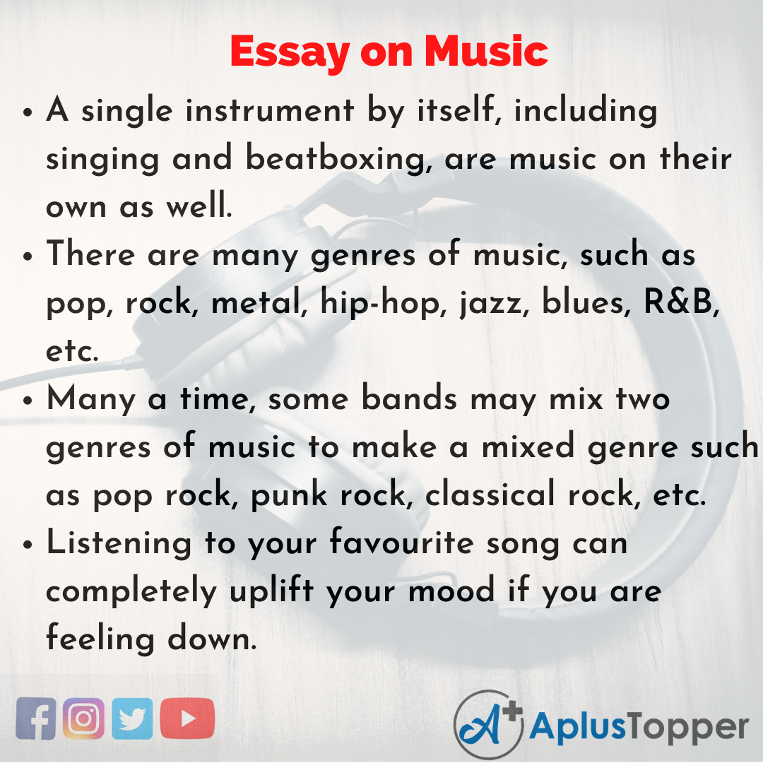 ideas for persuasive essay about music