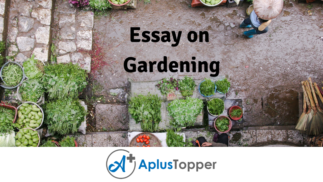 Essay On Gardening Gardening Essay For Students And Children In English A Plus Topper