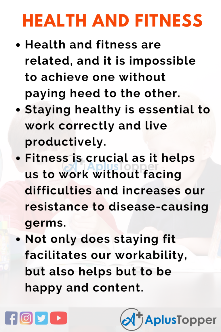 narrative essay about fitness