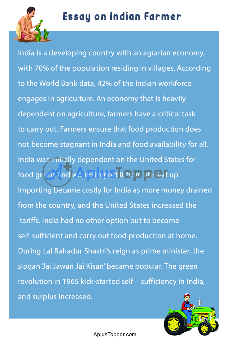 Essay on Indian Farmer