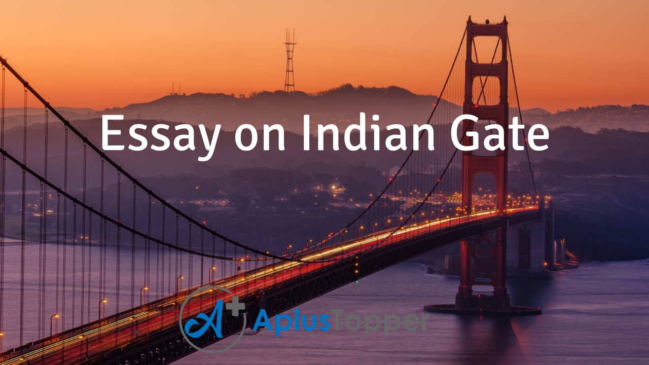 india gate short essay