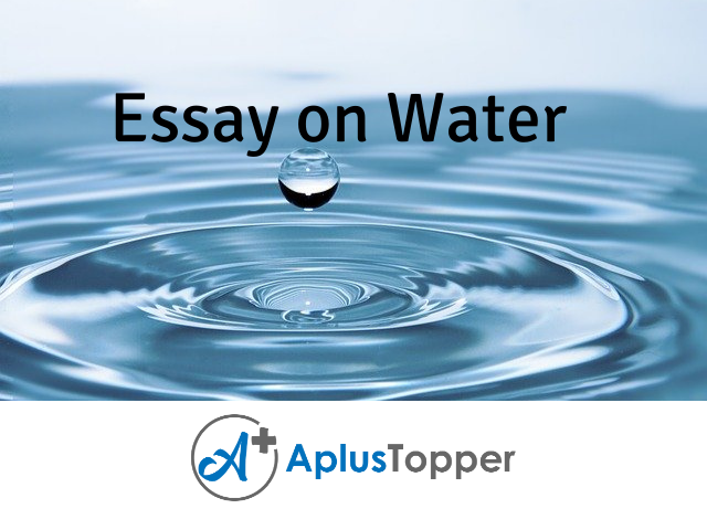 essay on water class 2