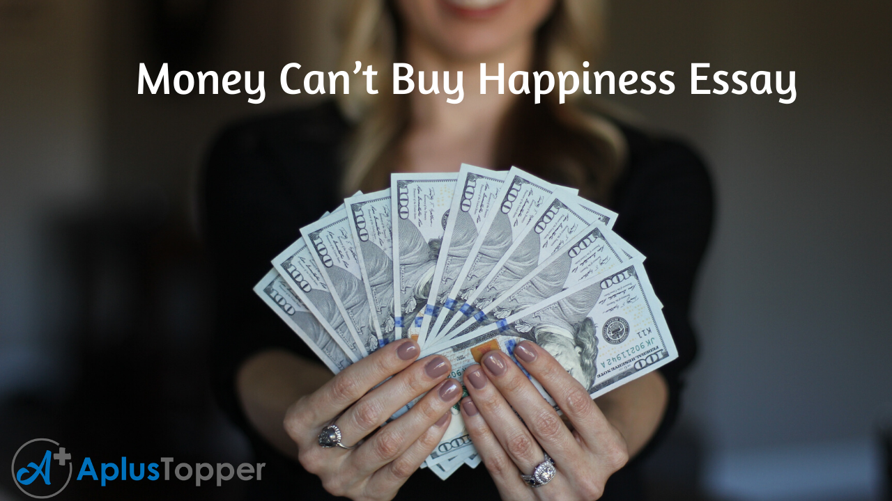 money can't buy love and happiness essay