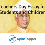 Teachers Day Essay